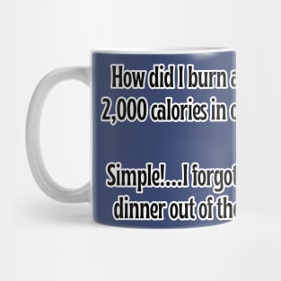 Skip the Gym Weightlifting Workout! Father's Secret to Burning Calories Without a Diet. (MD23Frd004) Mug